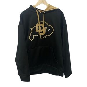 Colorado Buffalos U of Colorado Black & Gold Men's Hoodie - New - Size XL 46/48